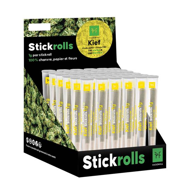 Stickrolls Kief la boite de 36